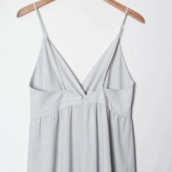 PARK & FIFTH Dove Grey Dress Maxi Wedding Guest 10 - Picture 13 of 15